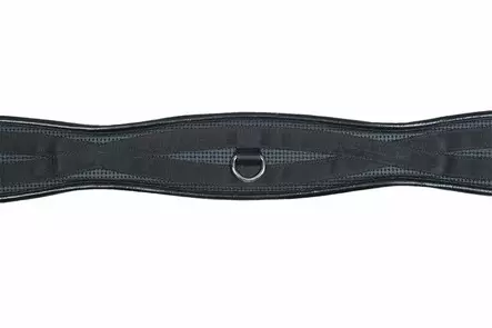 Satulavyö Pro Gel PVC anatominen musta HKM-sports - Ratsun satulavyöt - 055173 - 2
