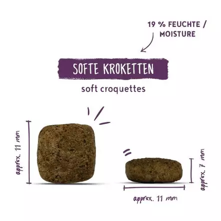 Senior Vuohi Peruna 1kg Soft Bosch - Koiran kuivaruoat ikääntyville koirille - 046243 - 2