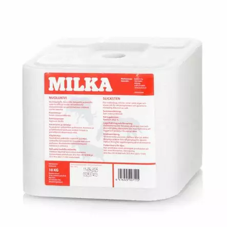 Suolakivi 10kg Na Cl 100% valk Milka - Hevosen suola ja nuolukivet - 005043 - 2
