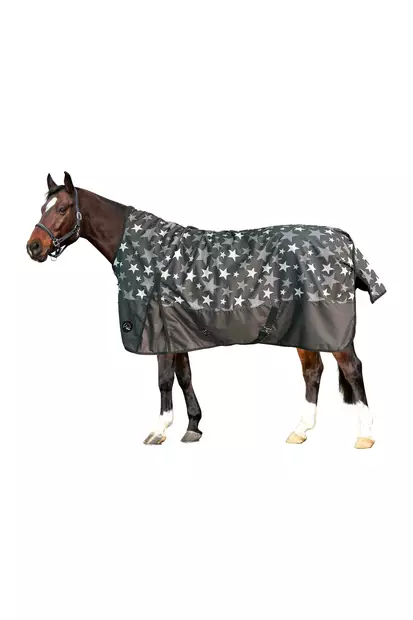 Toppaloimi 300g Highneck Pittsburgh Stars 600D vaaleanharmaa HKM-sports - Hevosen toppaloimet ulkoiluun - 055283 - 2