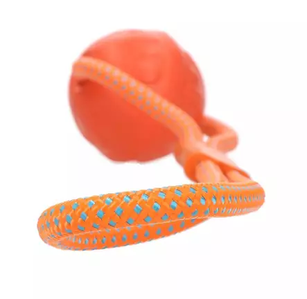 Vetolelu Vortex heijastavalla kahvalla oranssi Dog Comet - Koiran pallot ja heittolelut - 055333 - 2