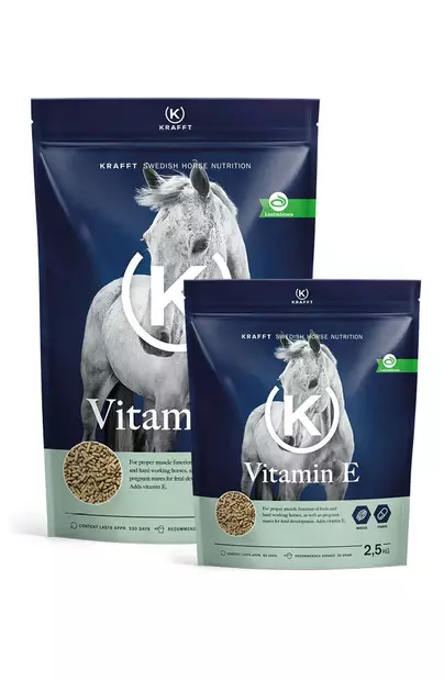 Vitamin E Pellets Krafft - Hevosen kivennäiset ja vitamiinit - 049443 - 1