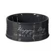 Keramiikkakuppi Happy Dog 10,5cm/300ml tummanharmaa Duvo+ - Koiran keramiikkakupit - 016493 - 1