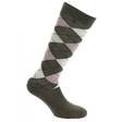 Sukat Argyle 35-38 ruskea/lila Equitheme - Ratsastajan asusteet - 029233 - 1