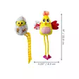 Pehmolelu Scrattles Chicken 2kpl KONG - Kissan pehmolelut - 056763 - 2
