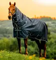 Ulkoloimi Amigo Ripstop irrotettavalla kaulakappaleella 900D Plus 200g witney navy Horseware - Hevosen toppaloimet ulkoiluun - 055393 - 3