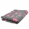 Foxy Fur alusta harmaa Pinkki Sydän - Koiran alustat ja matot - 050293 - 1