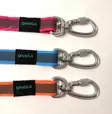 Grip-hihna SCREW-lukolla 20mm/2m eri värejä ONEGA - Koiran Grip -taluttimet - 049993 - 2