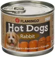 Coctailnakki Hot Dogs Mini kani 120g Flamingo - Koirien puruluut - 057483 - 3