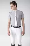 Miesten kisapaita lyhythihainen Curtiek harmaa Equiline - Ratsastuspaidat ja -hupparit - 047063 - 1