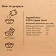 Lampaan maksa 100g Best Barf - Koiran herkut ja makupalat - 044563 - 3
