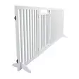 Lemmikkiportti MDF 4-os 60-160x81cm valkoinen Trixie - Koiraportit - 056093 - 9