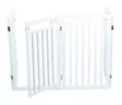 Lemmikkiportti MDF 4-os 60-160x81cm valkoinen Trixie - Koiraportit - 056093 - 1