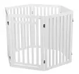 Lemmikkiportti MDF 4-os 60-160x81cm valkoinen Trixie - Koiraportit - 056093 - 7
