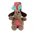 Pehmoporo Happy Holidays 37cm ruskea All For Paws - Koiran pehmolelut - 054533 - 1