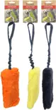Plyyshipatukka Fauxtra Chaser joustokahvalla 55x12cm värimix Flamingo - Koiran pehmolelut - 055503 - 2