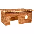 Puumökki tasakatolla 50x33x25cm OZami - Pieneläinten häkkitarvikkeet - 059153 - 1