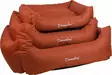 Reunapeti Dreambay Rectangle vettähylkivällä kankaalla 100x80x25cm terracotta Flamingo - Koiran reunalliset pedit - 057413 - 2