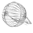 Ruokintapallo kanoille 13x13cm metallia Duvo+ - Kotieläinten ruokinta-astiat ja ämpärit - 059653 - 1