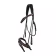 Suitset Dressage pyöristetty ruskeat Hansbo Sport - Ratsuhevosen suitset ja turpahihnat - 048353 - 1