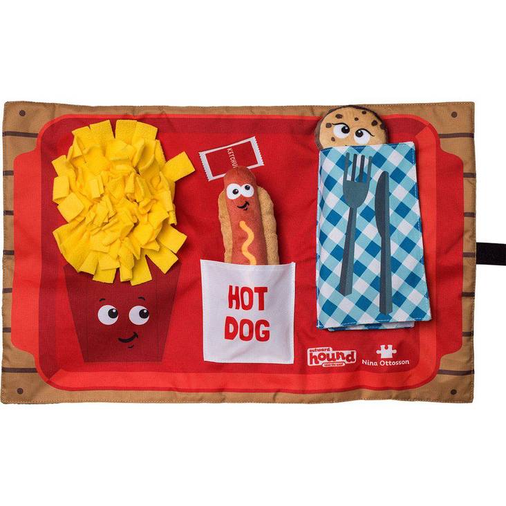 Aktivointimatto Fast Food 54x35,5cm Outward Hound - Koiran aktivointilelut - 031393 - 1