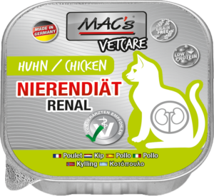 Cat Renal Diet Kana 100g MAC's Vet - Kissan erikoisruokavalio säilykkeet - 023403 - 1
