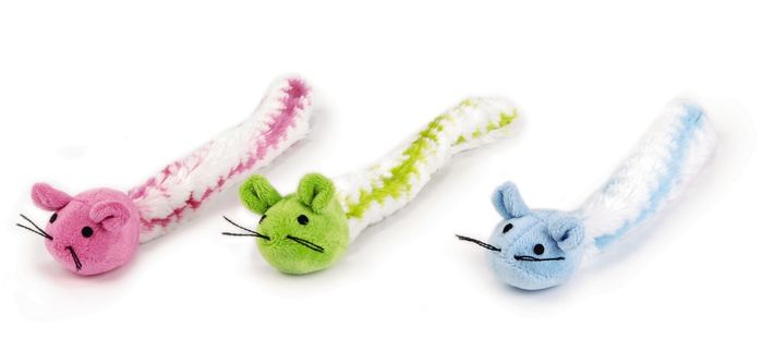 Hiiri pitkähäntä 29cm värimix Beeztees - Kissan hiiret, linnut, perhoset ym. - 004033 - 1