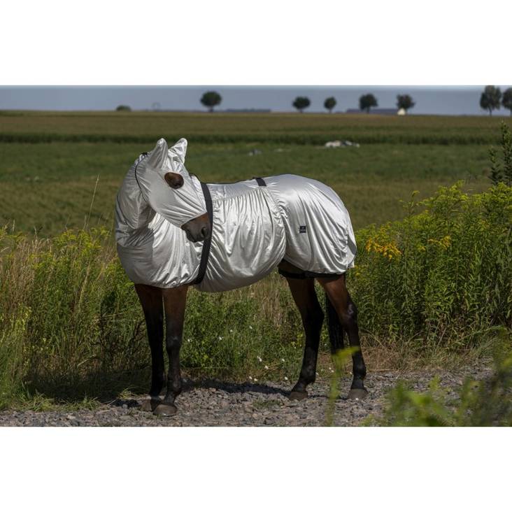 Ihottumahuppu Sweet Itch zebra Equitheme - Ihottuma ja hyönteisloimien huput - 025453 - 1