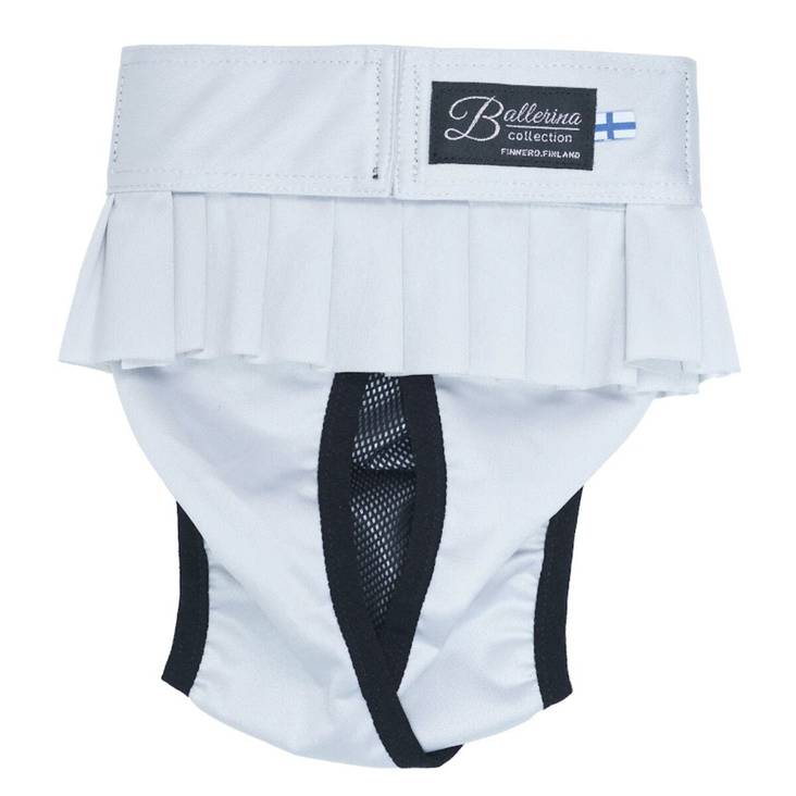 Juoksuhousut Ballerina vaaleanharmaa FinNero - Juoksuaika- ja pissasuojat - 034893 - 1