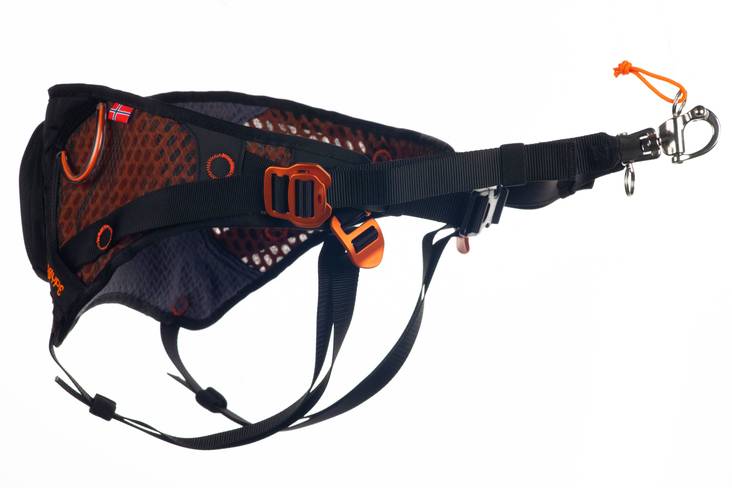 Vetovyö Loype oranssi/musta Non-stop dogwear - Koiran juoksutus, pyöräily, talviurheilu - 013133 - 1