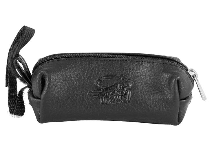 Kakkapussibag 11x4cm nahkaa musta Travel - Koiran kakkapussit ja pidikkeet - 023013 - 1