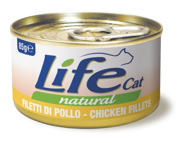 Kananrintafile 85g LifeCat - Aikuisten kissojen säilykkeet - 013663 - 1