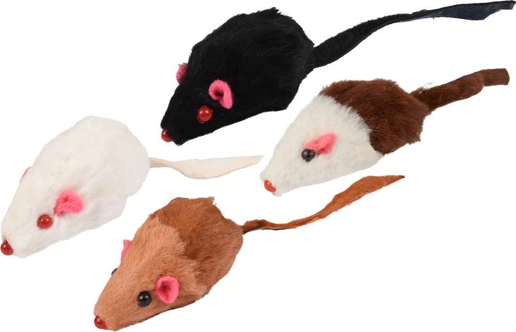 Karvahiiri Lorry 11cm värimix Flamingo - Kissan hiiret, linnut, perhoset ym. - 036383 - 1