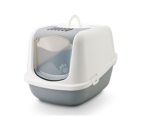 Kattovessa Nestor Jumbo 66x48cm harmaa - Kissan katetut vessat - 004193 - 1