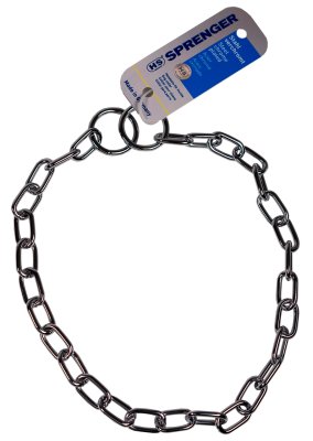 Ketjukaulain lyhyet lenkit 59cm kromi HS - Koiran ketjupannat - 005253 - 1