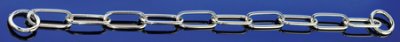 Ketjukaulain pitkät lenkit 72cm kromi HS - Koiran ketjupannat - 005233 - 1