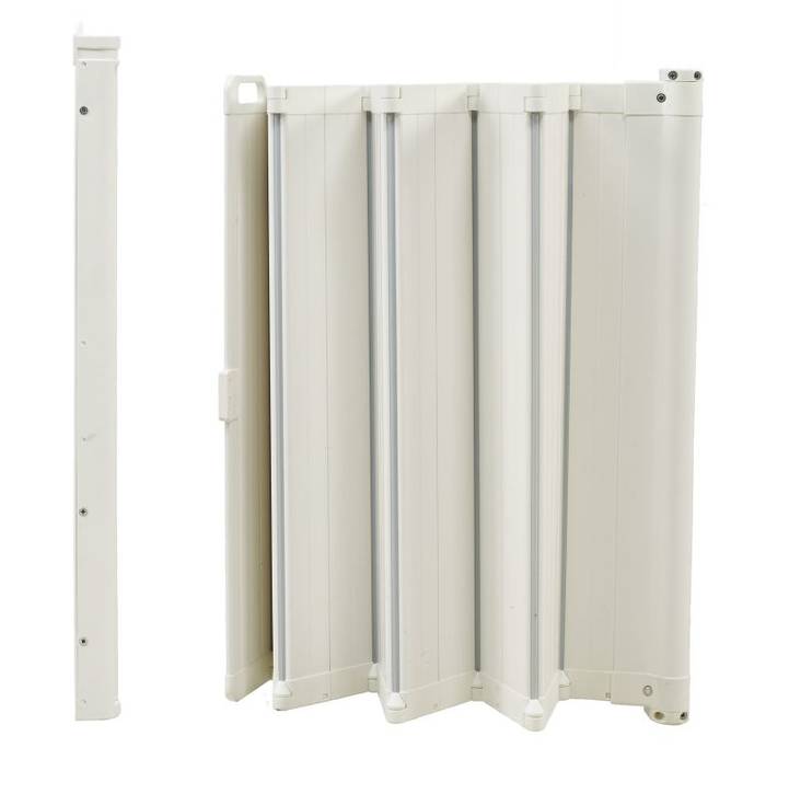 Kiinteä paneeliportti Marley valkoinen 72,5cm DogSpace - Koiraportit - 036243 - 1