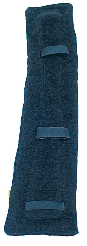 Koulusatulavyön turkistyyny 85cm musta Wahlsten - Ratsuhevosen varusteiden pehmusteet - 034153 - 1