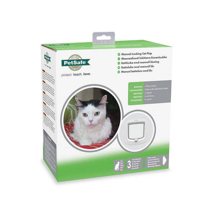 Kulkuluukku 4-way 17,5x16,8cm Petsafe - Kissan luukut ja turvaverkot - 016533 - 1