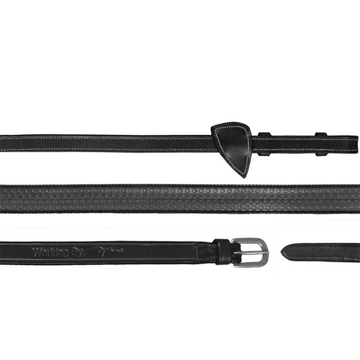 Kumiohjat 16mm FULL mustat Working Collection Dyon - Ratsuhevosen ohjat ja apuohjat - 032863 - 1