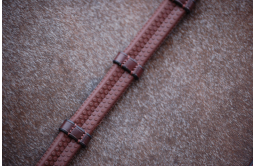 Kumiohjat stopparein MUSTAT S/S Dy'on Working (kuvassa ruskea) - Ratsuhevosen ohjat ja apuohjat - 024343 - 1