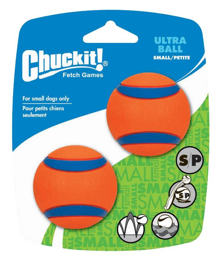 Kumipallo Ultra Ball M 6cm 2kpl Chuckit - Koiran pallot ja heittolelut - 028923 - 1