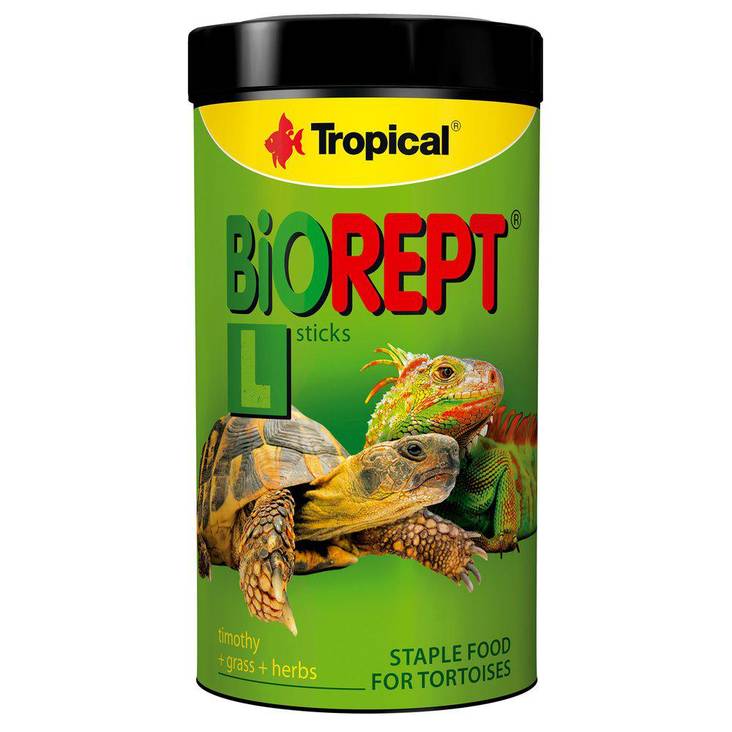Maakilpikonnaruoka Biorept L 140g Tropical - Kilpikonnien ruokinta ja lisäravinteet - 037693 - 1