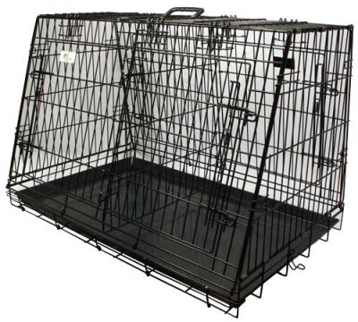 Metallihäkki 93x57,5x65,5cm 2-os vino mu - Koiran metallihäkit - 017023 - 1