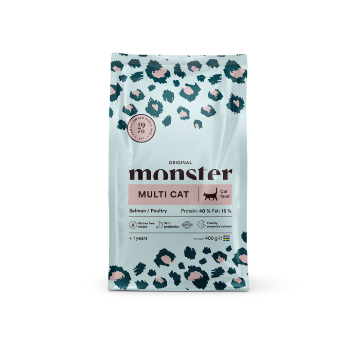 Multicat Original salmon / poultry monster cat - Kissan kuivaruoat aikuisille kissoille - 030503 - 1