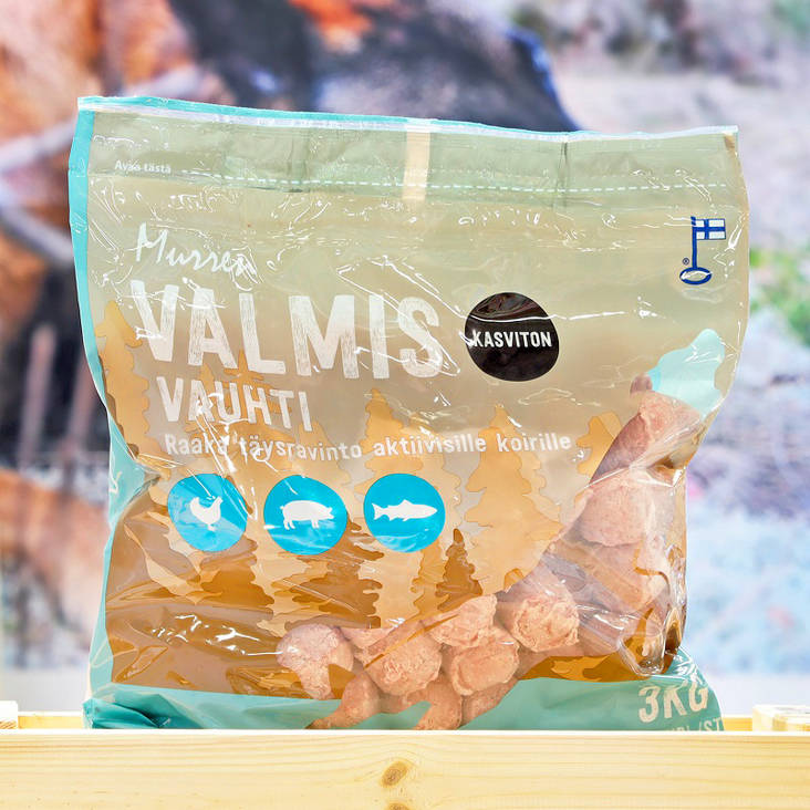 Murren Valmis Vauhti 3kg MUSH - Pakaste täys- ja täydennysravinnot - 030243 - 1