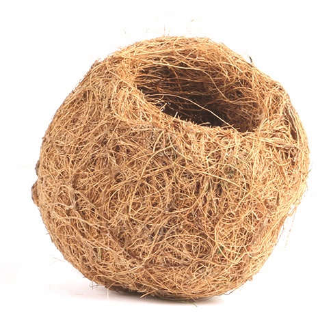 Kookospesä Coco Cave 10cm Nature First - Pieneläinten pesät ja pedit - 004053 - 2