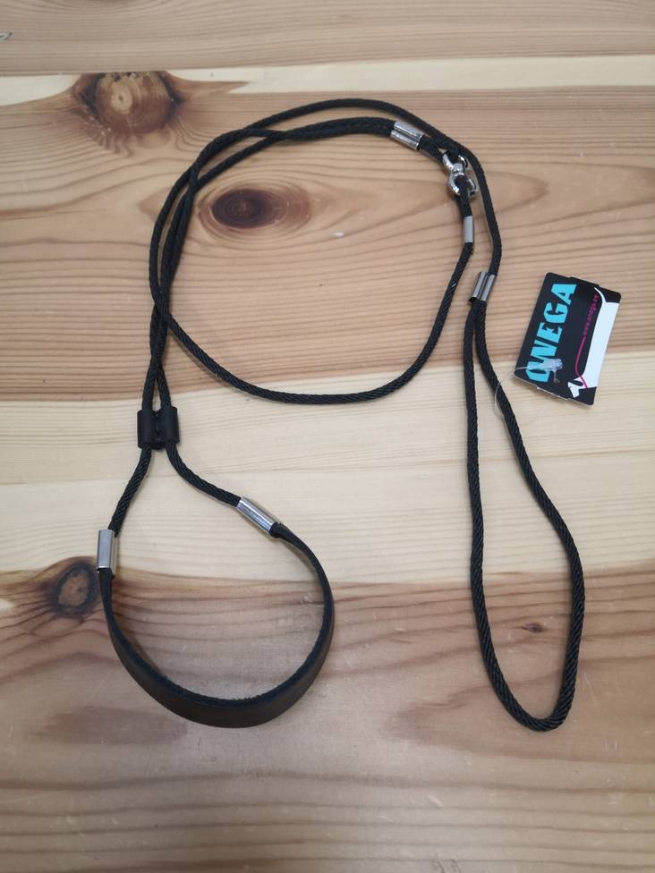 Näyttelytalutin levennetty kaulaosa 3mm/1,2m Onega - Koiran näyttelytaluttimet - 033843 - 1