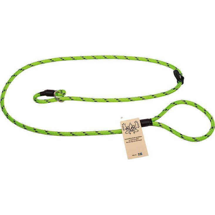 Noutajatalutin 8mm/190cm nylon vihreä heijastimin ALAC - Koiran noutajataluttimet - 027973 - 1