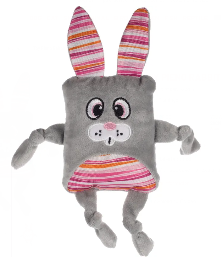 Pehmokani Pieno 24,5cm harmaa DT Flamingo - Koiran pehmolelut - 032623 - 1